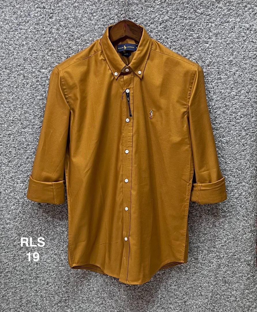 Picture of Ralph Lauren Oxford Solid Shirt 19 light Brown 1