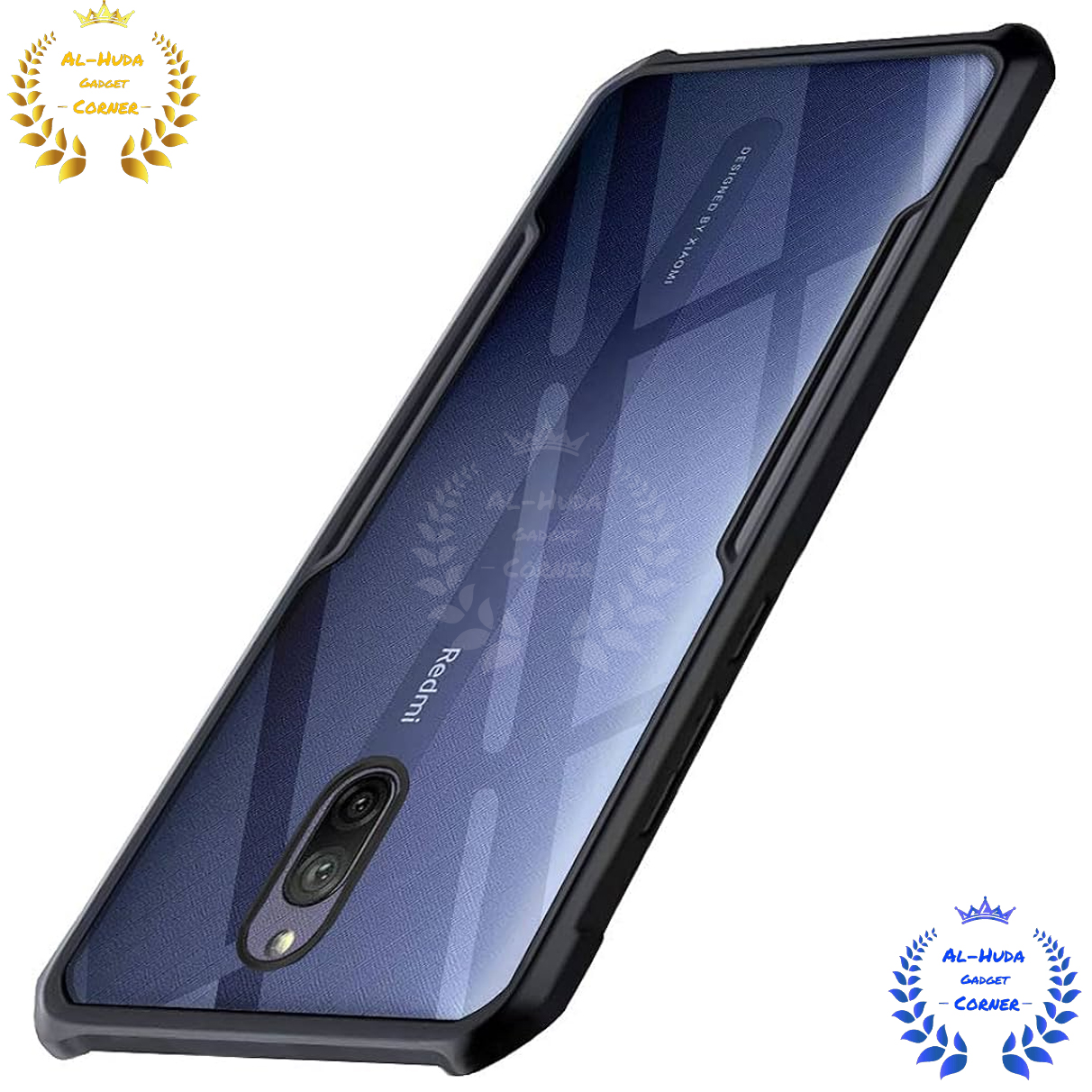 Picture of Shockproof & Transparent Crystal Clear Back Cover Case / Matte Protective Lens Flexible Back Cover for Mi Redmi 8A Dual | Slim Silicone Cover with Soft Lining Shockproof Full Body Bumper Case