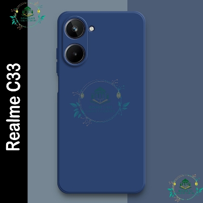 Picture of Original Premium Liquid Silicone Phone case for Realme C33 Liquid Silicon Mobile Back Case Soft Silicone Phone Cover