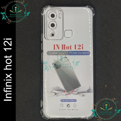 Picture of Transparent back cover For Infinix Hot 12i Luxury transparent Protect Back Cover Soft Case