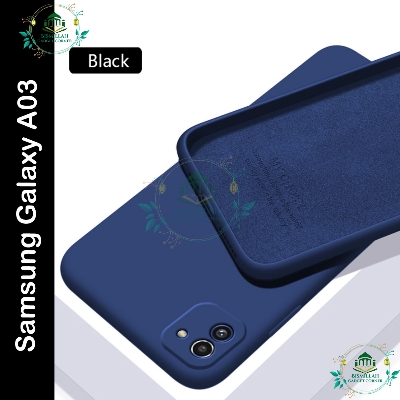 Picture of Premium Liquid Silicone Phone case for Samsung Galaxy A03 Liquid Silicon Mobile Back Case Soft Silicone Phone Cover - মোবাইল ফোন - Phoneo