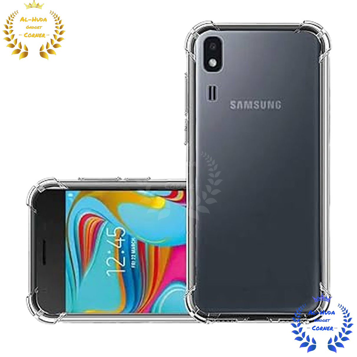 Picture of Shockproof & Transparent Crystal Clear Back Cover Case / Matte Protective Lens Flexible Back Cover for Samsung Galaxy A2 Core | Slim Silicone Cover with Soft Lining Shockproof Full Body Bumper Case