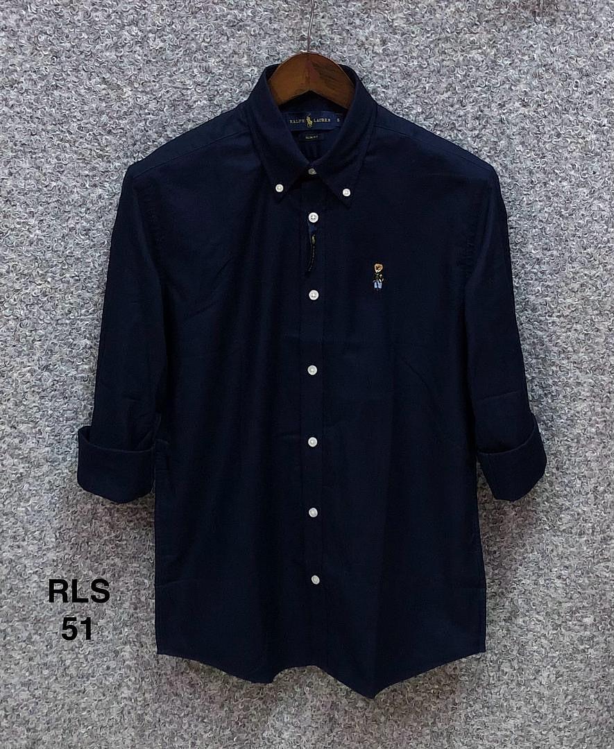 Picture of Ralph Lauren Solid Bear Oxford Shirt 51 Navy