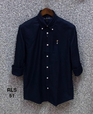 Picture of Ralph Lauren Solid Bear Oxford Shirt 51 Navy