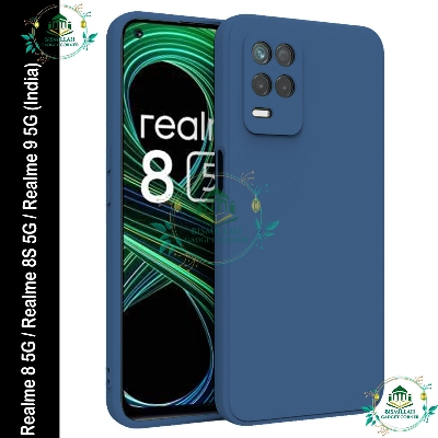 Picture of Original Premium Liquid Silicone Phone case for Realme 8 5G / Realme 8S 5G / Realme 9 5G (India) Liquid Silicon Mobile Back Case Soft Silicone Phone Cover