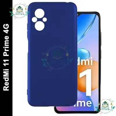 Picture of Original Premium Liquid Silicone Phone case for Xiaomi Redmi 11 Prime 4g Liquid Silicon Mobile Back Case Soft Silicone Phone Cover - মোবাইল ফোন - Phoneo