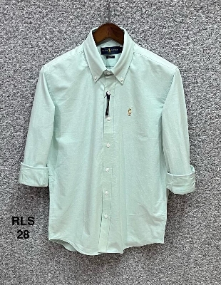 Picture of Ralph Lauren Solid Shirt 28 Sea Green 1