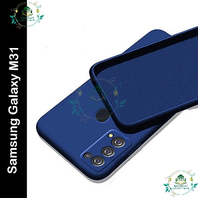 Picture of Premium Liquid Silicone Phone case for Samsung Galaxy M31 Liquid Silicon Mobile Back Case Soft Silicone Phone Cover - মোবাইল ফোন - Phoneo