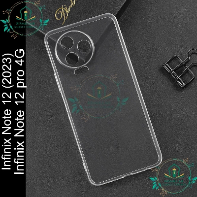 Picture of Transparent back cover For Infinix Note 12 (2023) / Infinix Note 12 pro 4G Luxury transparent Protect Back Cover Soft Case