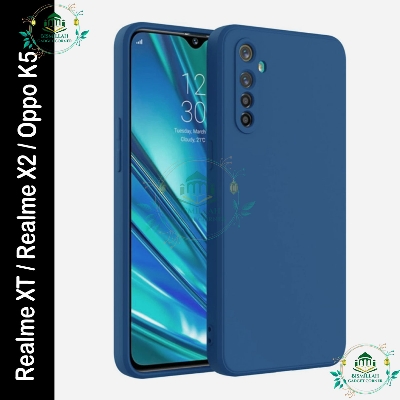 Picture of Original Premium Liquid Silicone Phone case for Realme XT / Realme X2 / Oppo K5 Liquid Silicon Mobile Back Case Soft Silicone Phone Cover