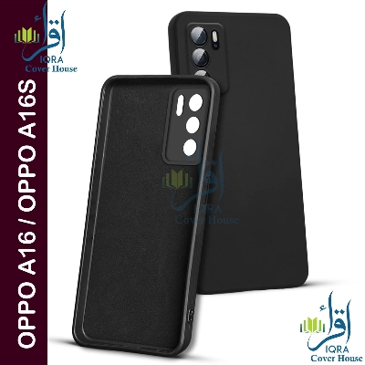 Picture of Original Premium Liquid Silicone Phone case for OPPO A16 / OPPO A16S Liquid Silicon Mobile Back Case Soft Silicone Phone Cover