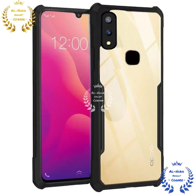 Picture of Shockproof & Transparent Crystal Clear Back Cover Case / Matte Protective Lens Flexible Back Cover for Vivo v11 | Slim Silicone Cover with Soft Lining Shockproof Full Body Bumper Case