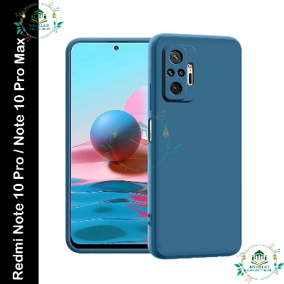 Picture of Original Premium Liquid Silicone Phone case for Xiaomi  Redmi Note 10 Pro , Xiaomi Redmi Note 10 Pro Max Liquid Silicon Mobile Back Case Soft Silicone Phone Cover