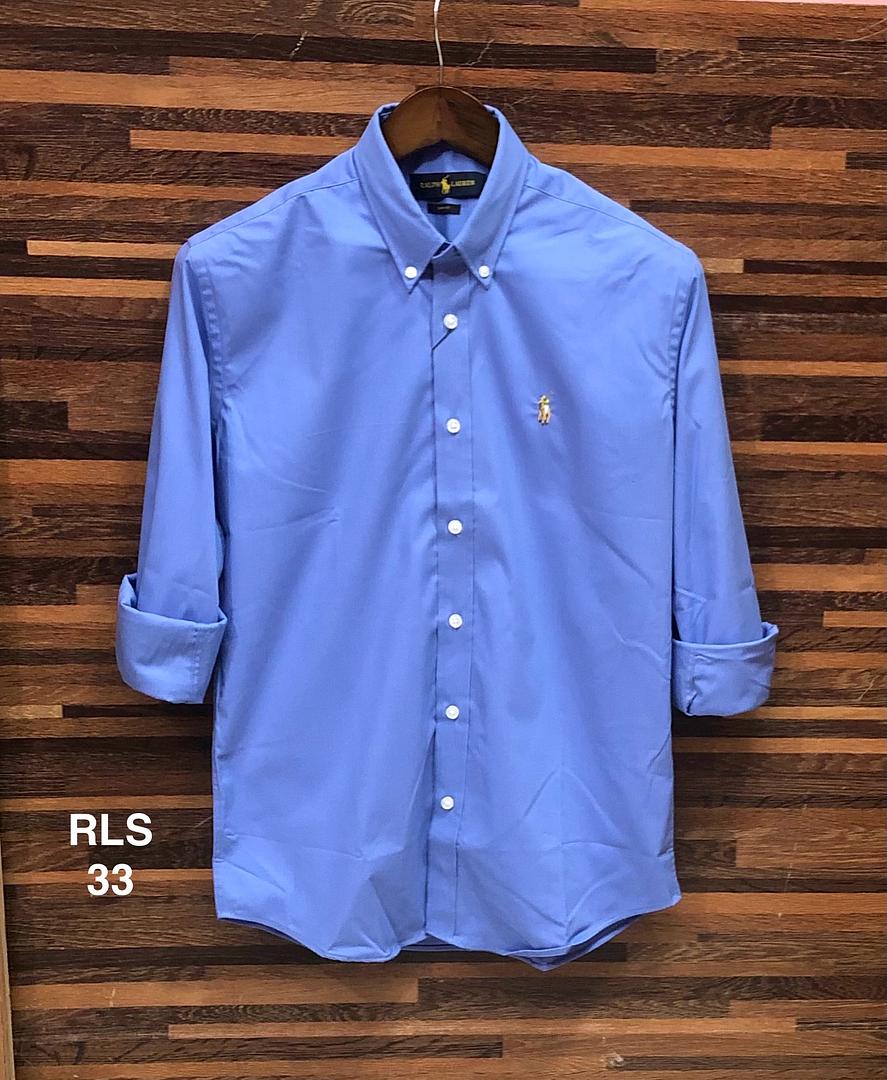 Picture of Ralph Lauren Stretch Solid Shirt 33 Sky