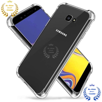 Picture of Shockproof & Transparent Crystal Clear Back Cover Case / Matte Protective Lens Flexible Back Cover for Samsung Galaxy J4 | Slim Silicone Cover with Soft Lining Shockproof Full Body Bumper Case