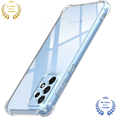 Picture of Shockproof & Transparent Crystal Clear Back Cover Case / Matte Protective Lens Flexible Back Cover for Samsung Galaxy A13 4G  | Slim Silicone Cover with Soft Lining Shockproof Full Body Bumper Case