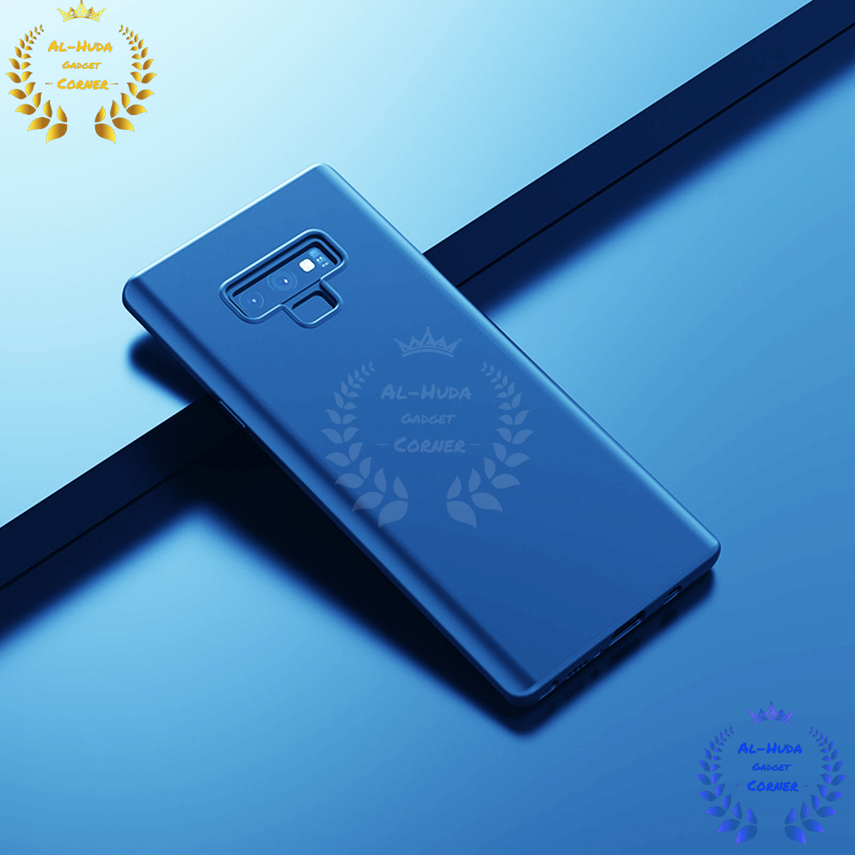 Picture of Shockproof & Transparent Crystal Clear Back Cover Case / Matte Protective Lens Flexible Back Cover for Samsung Galaxy Note 9 | Slim Silicone Cover with Soft Lining Shockproof Full Body Bumper Case