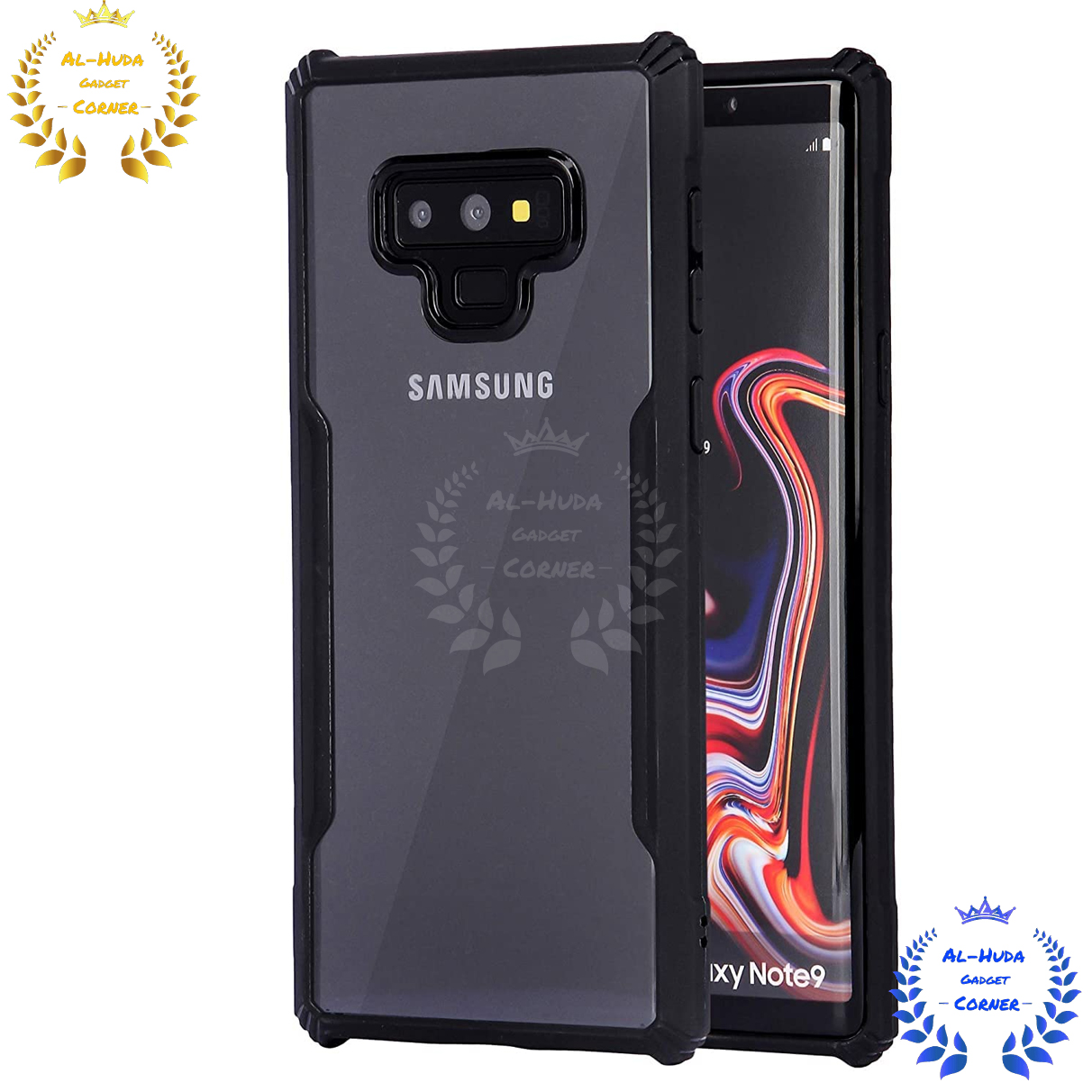 Picture of Shockproof & Transparent Crystal Clear Back Cover Case / Matte Protective Lens Flexible Back Cover for Samsung Galaxy Note 9 | Slim Silicone Cover with Soft Lining Shockproof Full Body Bumper Case