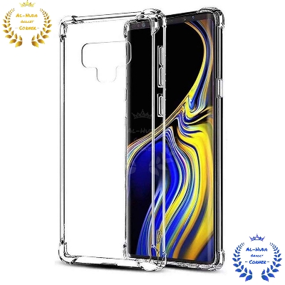 Picture of Shockproof & Transparent Crystal Clear Back Cover Case / Matte Protective Lens Flexible Back Cover for Samsung Galaxy Note 9 | Slim Silicone Cover with Soft Lining Shockproof Full Body Bumper Case