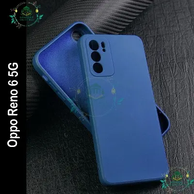 Picture of Premium Liquid Silicone Phone case for Oppo Reno 6 5g Liquid Silicon Mobile Back Case Soft Silicone Phone Cover