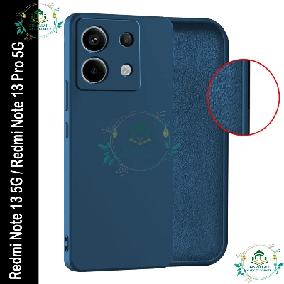 Picture of Premium Liquid Silicone Phone case for Xiaomi Redmi Note 13 Pro 5G / Xiaomi Redmi Note 13 5G Liquid Silicon Mobile Back Case Soft Silicone Phone Cover - মোবাইল ফোন - Phoneo