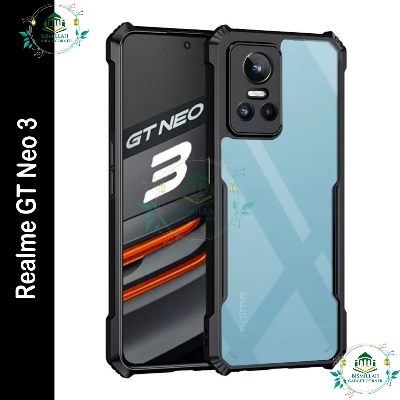 Picture of Xundd Back Cover for Realme GT Neo 3 Transparent Hybrid Hard PC Back Bumper