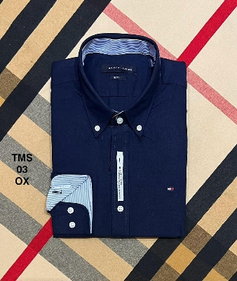 Picture of Tommy Solid Shirt 03 oxford navy