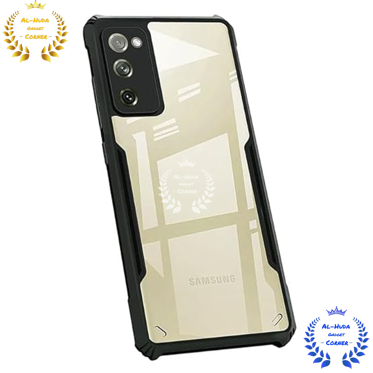 Picture of Shockproof & Transparent Crystal Clear Back Cover Case / Matte Protective Lens Flexible Back Cover for Samsung Galaxy S20 5G | Slim Silicone Cover with Soft Lining Shockproof Full Body Bumper Case