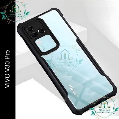 Picture of Xundd Back Cover for vivo V30 Pro Transparent Hybrid Hard PC Back Bumper