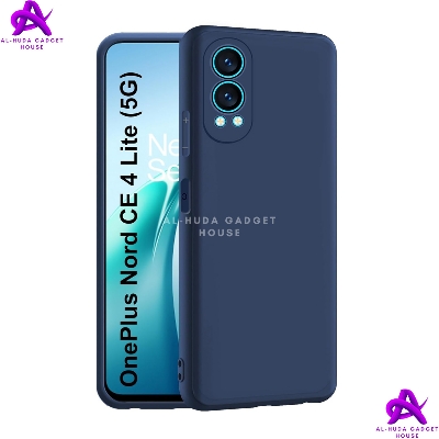 Picture of For OnePlus Nord CE4 Lite 5G / 1+ Nord CE4 Lite 5G Back Cover | Soft Silicone Case | Fully Transparent  Clear Hard PC Back Cover Case with Shockproof Premium TPU Black Border |