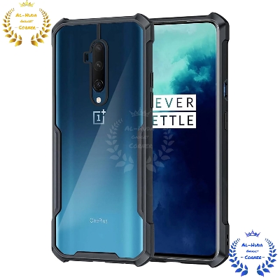Picture of Shockproof & Transparent Crystal Clear Back Cover Case / Matte Protective Lens Flexible Back Cover for OnePlus 7T Pro 5G / 1+ 7T Pro 5G | Slim Silicone Cover with Soft Lining Shockproof Full Body Bumper Case
