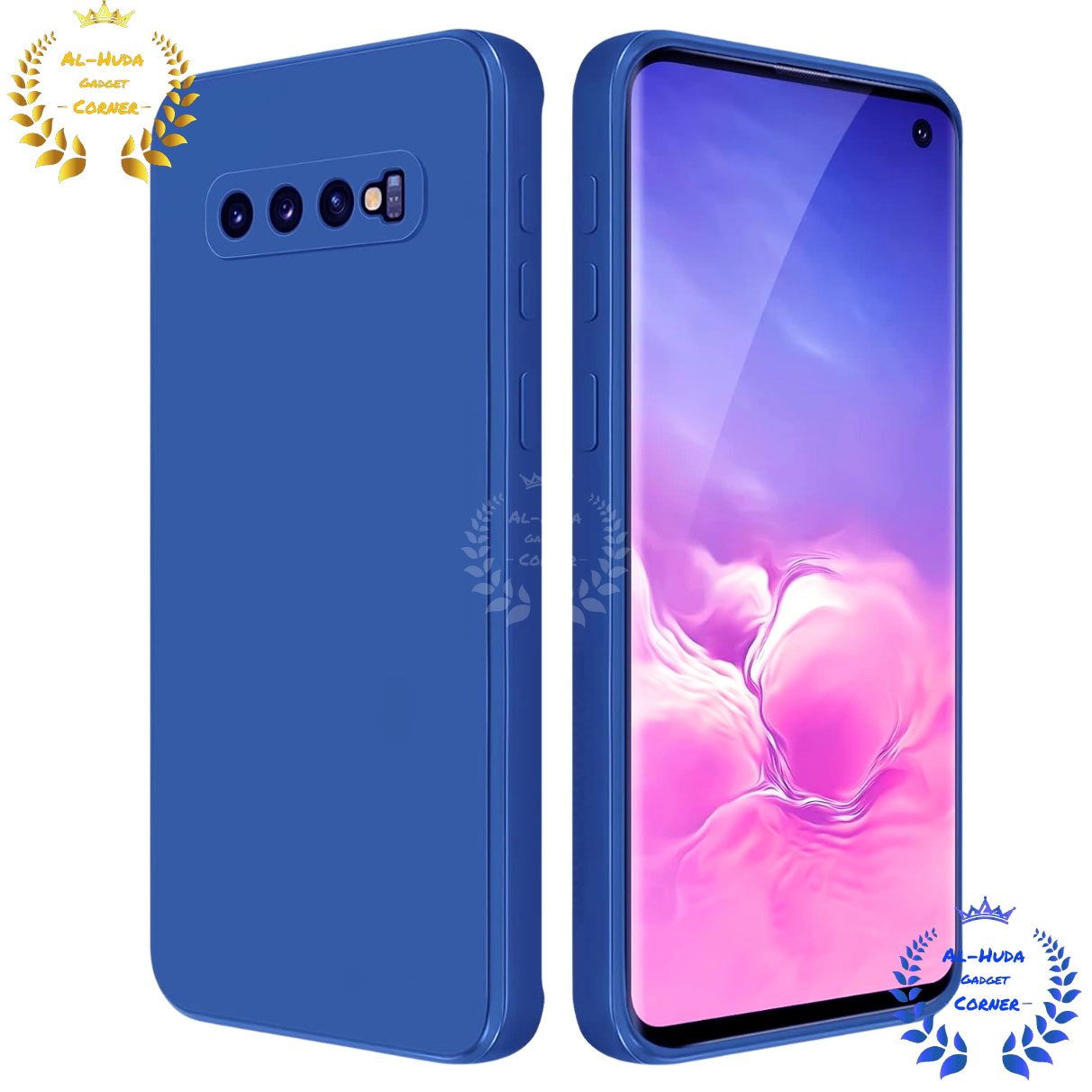 Picture of Shockproof & Transparent Crystal Clear Back Cover Case / Matte Protective Lens Flexible Back Cover for Samsung Galaxy S10 Plus / Samsung Galaxy S10+ | Slim Silicone Cover with Soft Lining Shockproof Full Body Bumper Case
