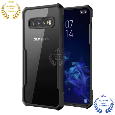 Picture of Shockproof & Transparent Crystal Clear Back Cover Case / Matte Protective Lens Flexible Back Cover for Samsung Galaxy S10 Plus / Samsung Galaxy S10+ | Slim Silicone Cover with Soft Lining Shockproof Full Body Bumper Case