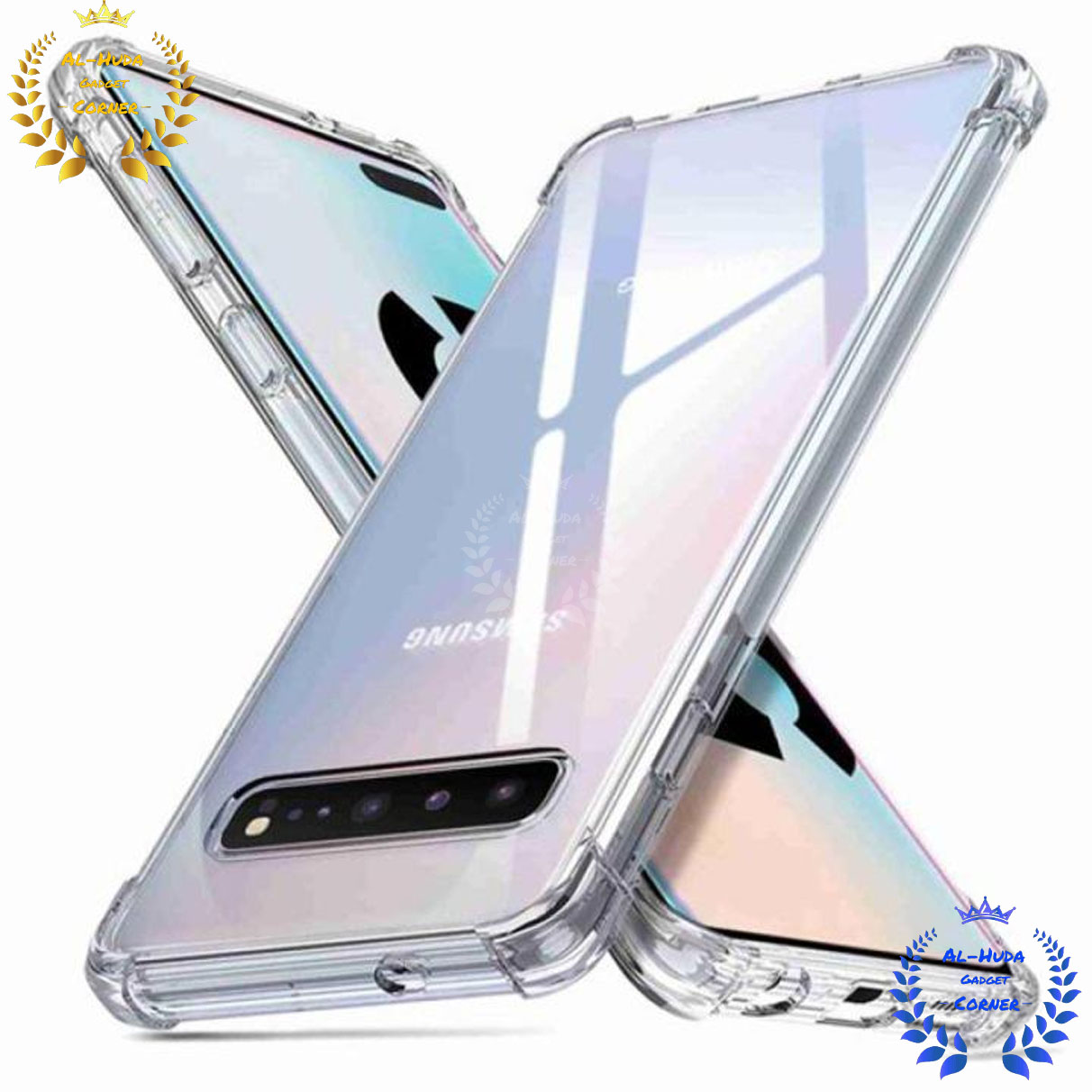 Picture of Shockproof & Transparent Crystal Clear Back Cover Case / Matte Protective Lens Flexible Back Cover for Samsung Galaxy S10 Plus / Samsung Galaxy S10+ | Slim Silicone Cover with Soft Lining Shockproof Full Body Bumper Case