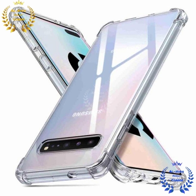Picture of Shockproof & Transparent Crystal Clear Back Cover Case / Matte Protective Lens Flexible Back Cover for Samsung Galaxy S10 Plus / Samsung Galaxy S10+ | Slim Silicone Cover with Soft Lining Shockproof Full Body Bumper Case