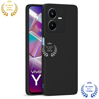 Picture of Shockproof & Transparent Crystal Clear Back Cover Case / Matte Protective Lens Flexible Back Cover for Vivo Y22 / Vivo Y22s | Slim Silicone Cover with Soft Lining Shockproof Full Body Bumper Case