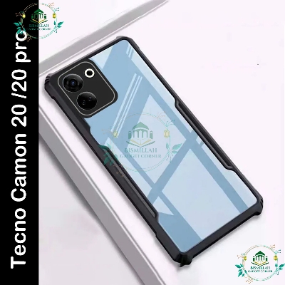 Picture of Original Xundd Back Cover for Tecno Camon 20 / Tecno Camon 20 Pro Transparent Hybrid Hard PC Back Bumper