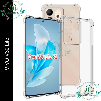 Picture of Transparent back cover For vivo V30 Lite 5G Luxury transparent Protect Back Cover Soft Case