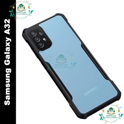 Picture of Xundd Back Cover for samsung galaxy A32 Transparent Hybrid Hard PC Back Bumper