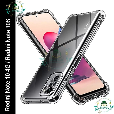 Picture of Transparent back cover For Xiaomi Redmi Note 10 4G / Xiaomi Redmi Note 10S Luxury transparent Protect Back Cover Soft Case
