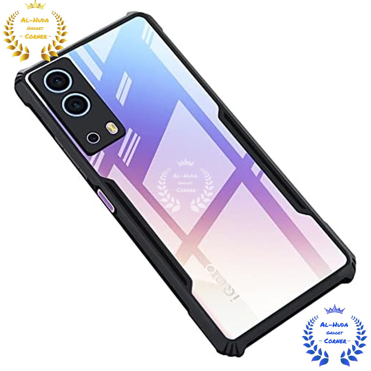 Picture of Shockproof Transparent Crystal Clear Back Cover for iQOO Z3 Vivo Y72 5G Vivo Y52 5G Flexible Matte Protective Lens Silicone Case with Full Body Bumper