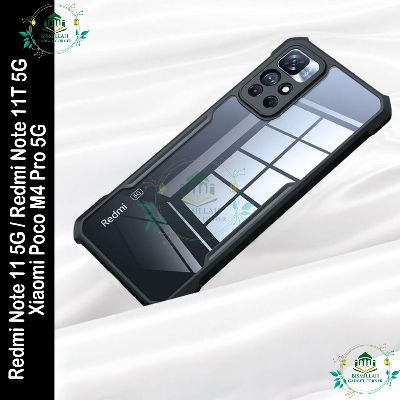 Picture of Original Xundd Back Cover for Xiaomi Redmi Note 11 5G / Redmi Note 11T 5G / Poco M4 Pro 5G Transparent Hybrid Hard PC Back Bumper