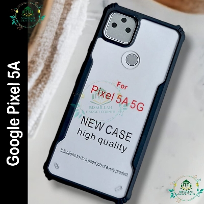 Picture of Xundd Back Cover for Google Pixel 5A 5G Transparent Hybrid Hard PC Back Bumper