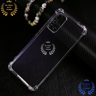 Picture of Shockproof & Transparent Crystal Clear Back Cover Case / Matte Protective Lens Flexible Back Cover for Vivo v19 | Slim Silicone Cover with Soft Lining Shockproof Full Body Bumper Case