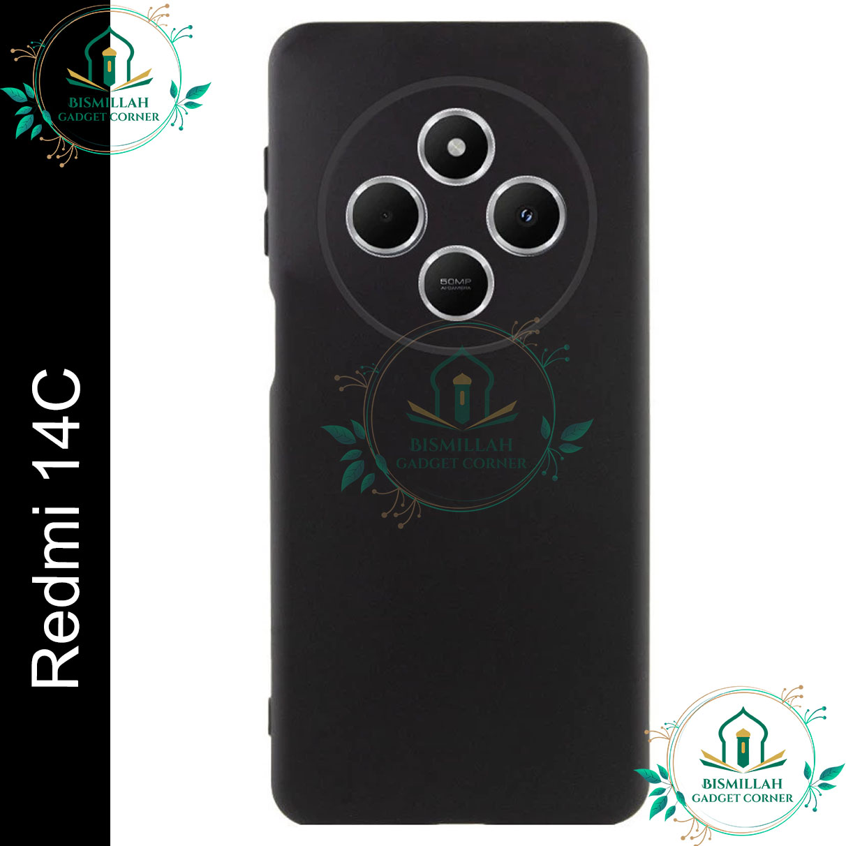 Picture of Premium Liquid Silicone Phone case for Xiaomi Redmi 14C Liquid Silicon Mobile Back Case Soft Silicone Phone Cover