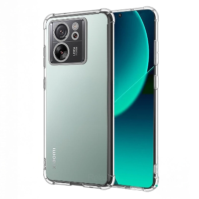 Picture of Transparent Back Cover for Xiaomi Redmi K60 Ultra / Xiaomi 13T / 13T Pro - Luxury Shockproof Soft Case