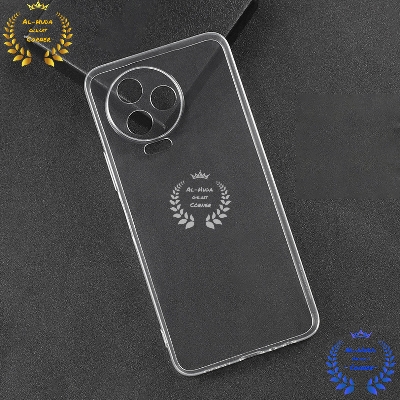 Picture of Shockproof & Transparent Crystal Clear Back Cover Case / Matte Protective Lens Flexible Back Cover for Infinix Note 12 (2023) / Infinix Note 12 pro 4G | Slim Silicone Cover with Soft Lining Shockproof Full Body Bumper Case