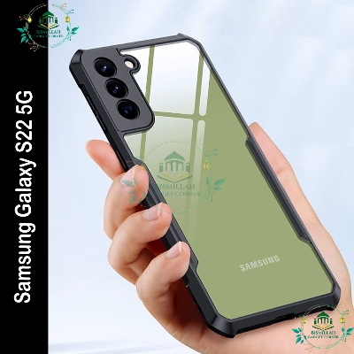 Picture of Xundd Back Cover for Samsung Galaxy S22 5G Transparent Hybrid Hard PC Back Bumper