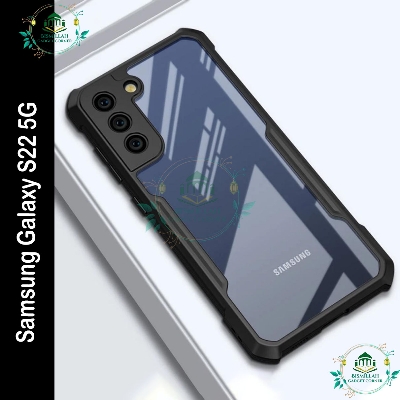 Picture of Xundd Back Cover for Samsung Galaxy S22 5G Transparent Hybrid Hard PC Back Bumper