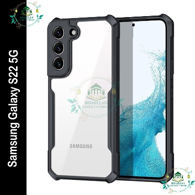 Picture of Xundd Back Cover for Samsung Galaxy S22 5G Transparent Hybrid Hard PC Back Bumper